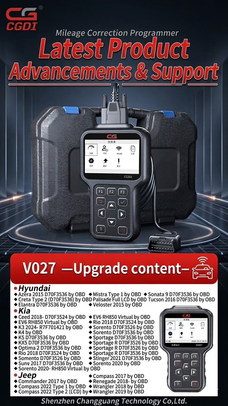 CG201 V027 Update
