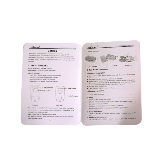 SKE-LT Smart Key Emulator for Lonsdor K518 K518ISE Key Programmer 4 in 1 set