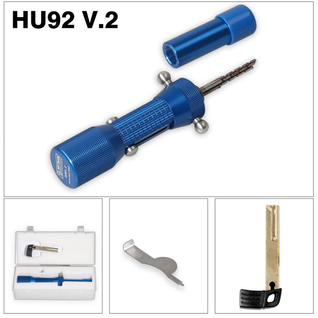 2 in 1 V.2 Professional Lock Pick and Decoder Quick Open Tool for BMW HU92