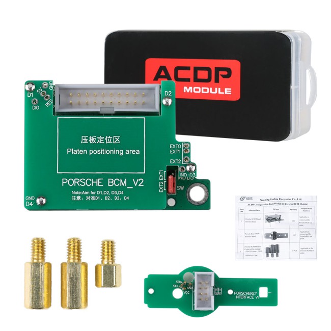 Yanhua Mini ACDP Module 10 for Porsche Module supports adding key and all keys lost for Porsche BCM