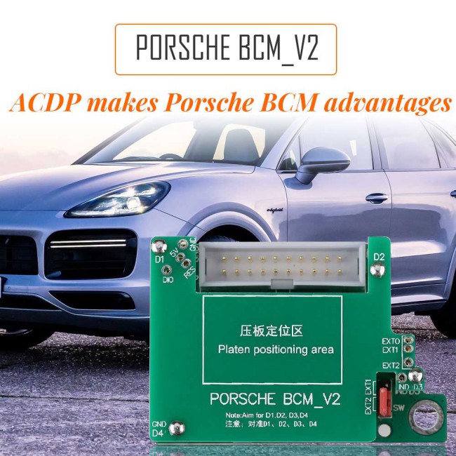 Yanhua Mini ACDP Module 10 for Porsche Module supports adding key and all keys lost for Porsche BCM