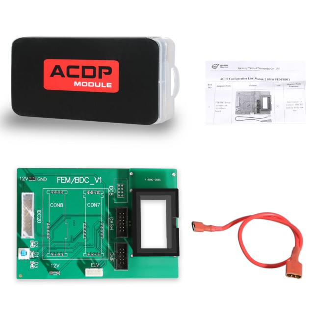 YANHUA ACDP Module 2 FEM/BDC key programming&mileage adjustment&module reset NO need soldering