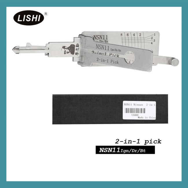 LISHI NSN11 2-in-1 Auto Pick and Decoder For Nissan