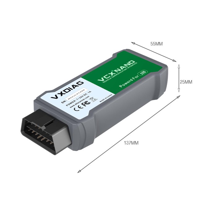 [USB Version] VXDIAG VCX NANO JLR for Land Rover and Jaguar Diagnostic Tool Support Till 2017