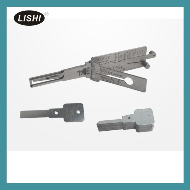 LISHI HU66  2-in-1 Auto Pick and Decoder for Audi Ford VW Seat Skoda