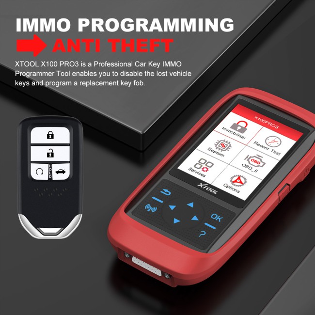 Professional XTOOL X100 Pro3 Auto Key Progarmmer Add EPB ABS TPS Reset Functions Free Update Lifetime