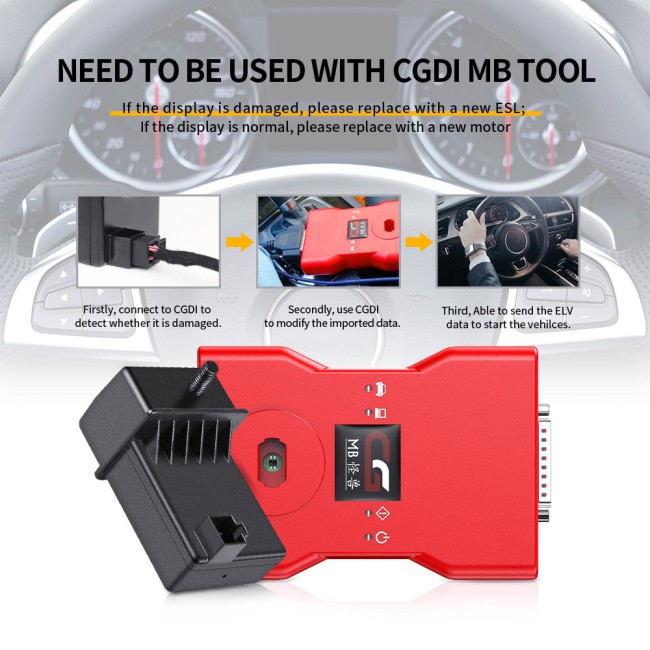 CGDI MB CGDI PROG MB Benz Key Programmer Support All Key Lost with Full Adapters for ELV Repair