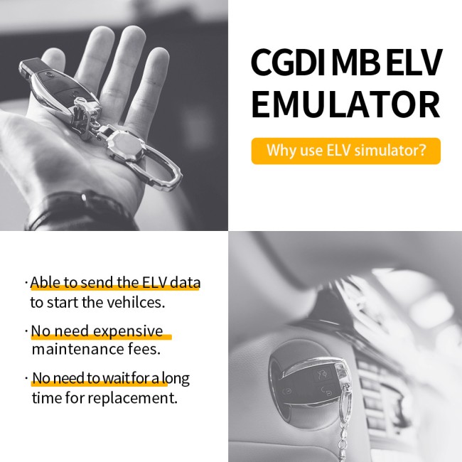 CGDI MB CGDI PROG MB Benz Key Programmer Support All Key Lost with Full Adapters for ELV Repair
