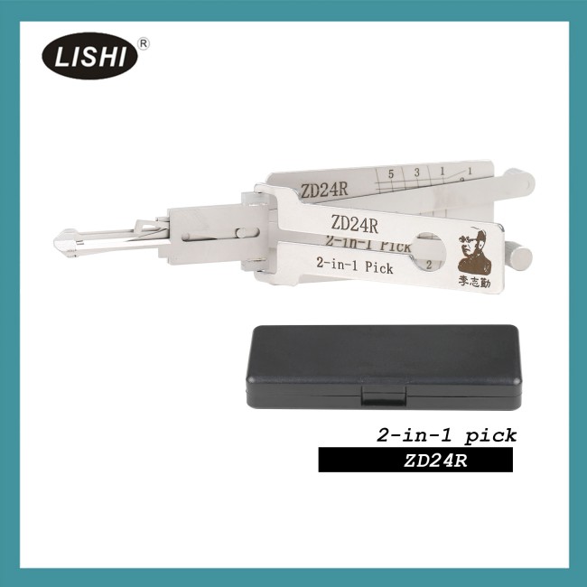 LISHI ZD24R Flat Milling Apulia Motorcycle BMW Motorcycle Honda Motorcycle Suzuki Motorcycle 2-in-1 Tool
