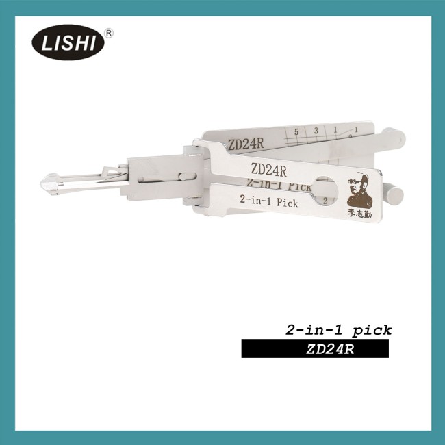 LISHI ZD24R Flat Milling Apulia Motorcycle BMW Motorcycle Honda Motorcycle Suzuki Motorcycle 2-in-1 Tool