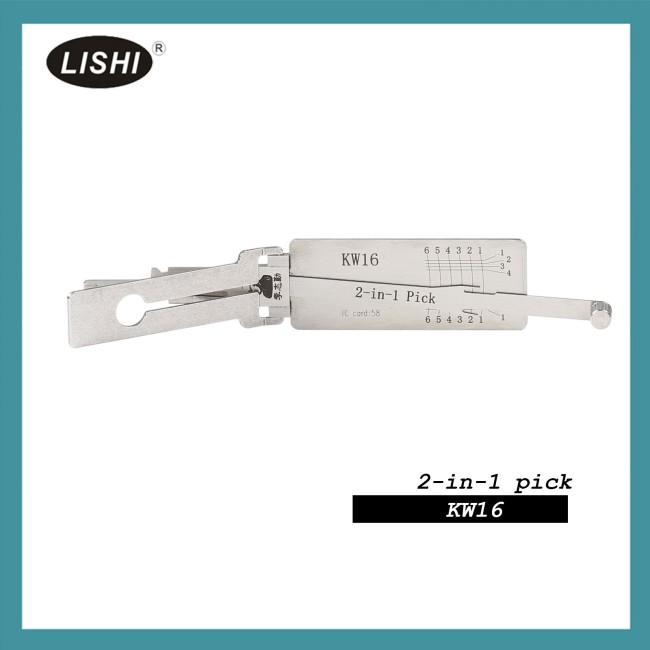 LISHI KW16 Flat Milling Kawasaki Motorcycle 2-in-1 Tool