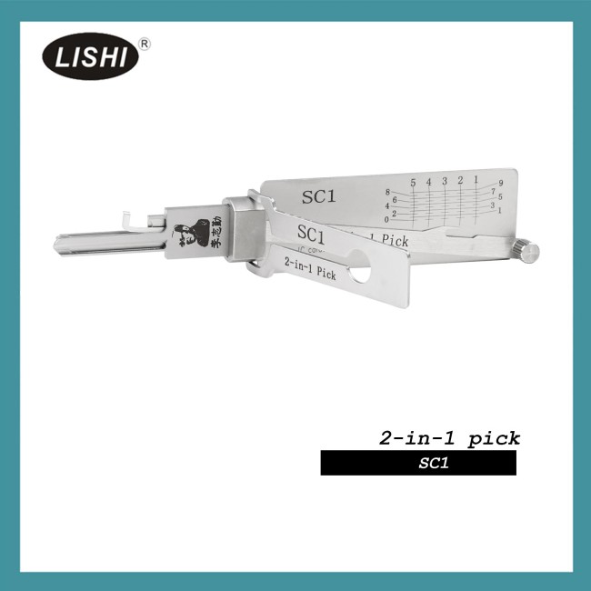 LISHI SC1 Civil Schlage 5 Bitting 2-in-1 Tool