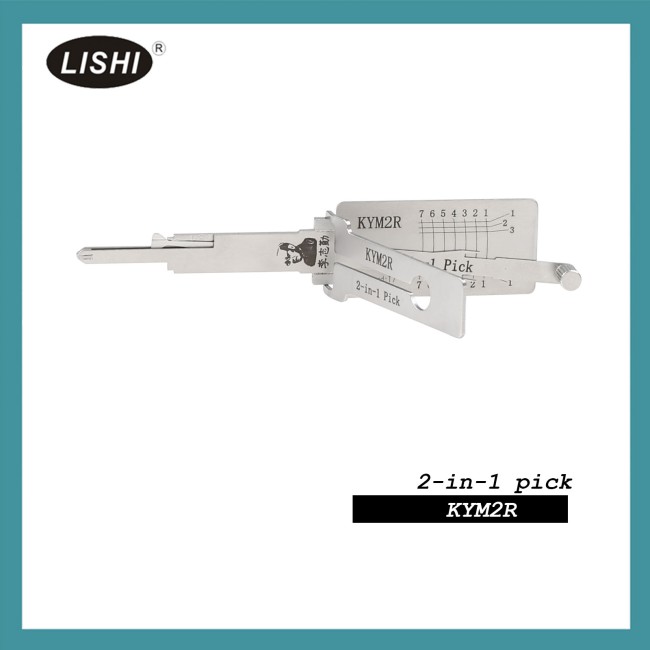 Original Lishi KYM2R  2-in-1 Pick and Decoder for KYMCO Scooter Right Groove