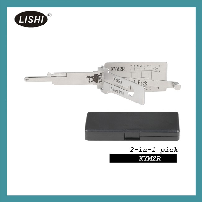 Original Lishi KYM2R  2-in-1 Pick and Decoder for KYMCO Scooter Right Groove