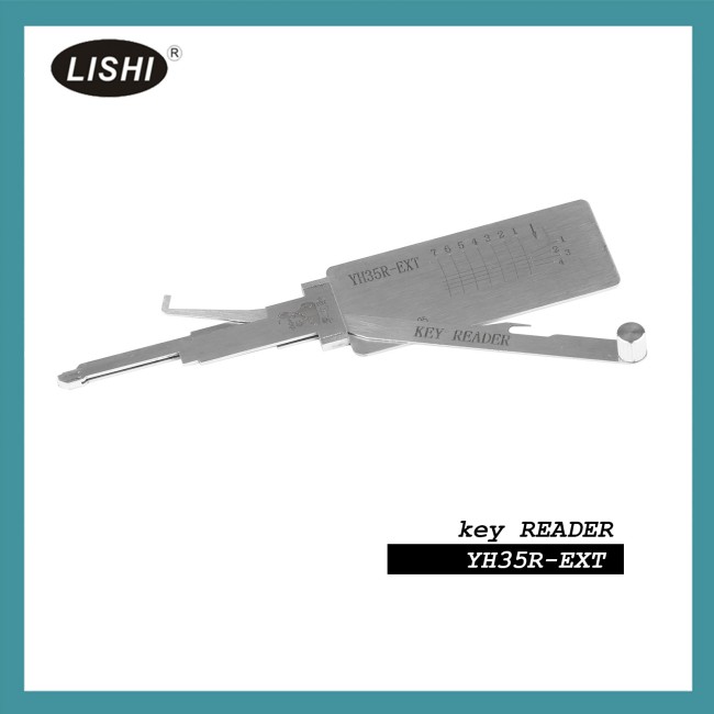 LISHI YH35R-EXT Direct Reading Flat Milling Yamaha Motorcycle Direct Reading Extended Upgrade Tool 2-in-1 Tool