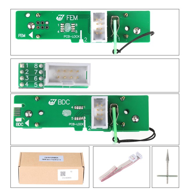 YANHUA FEM BDC Clip FEM/BDC Special Programming Clip for 95128/95256 Chip Work with Yanhua ACDP/ CGDI/ VVDI/ Autel/ Launch X431