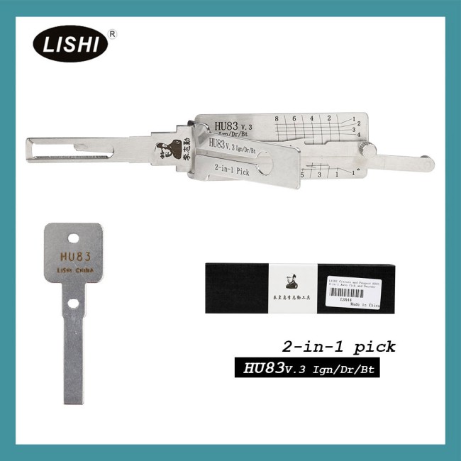 LISHI HU83 2-in-1 Auto Pick and Decoder for Citroen and Peugeot