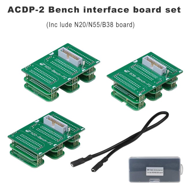 YANHUA ACDP 2 IMMO Locksmith Package with Module 1/2/3/7/9/10/12/20/24/29 and B48/N20/N55/B38 Bench Board for BMW Land Rover Porsche Volvo Audi