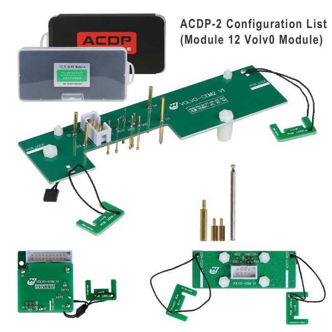 YANHUA ACDP 2 IMMO Locksmith Package with Module 1/2/3/7/9/10/12/20/24/29 and B48/N20/N55/B38 Bench Board for BMW Land Rover Porsche Volvo Audi