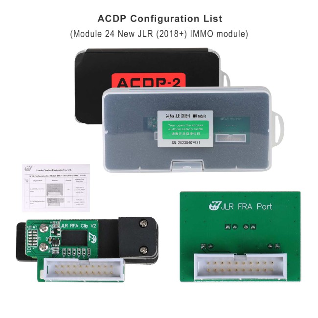 YANHUA ACDP 2 IMMO Locksmith Package with Module 1/2/3/7/9/10/12/20/24/29 and B48/N20/N55/B38 Bench Board for BMW Land Rover Porsche Volvo Audi