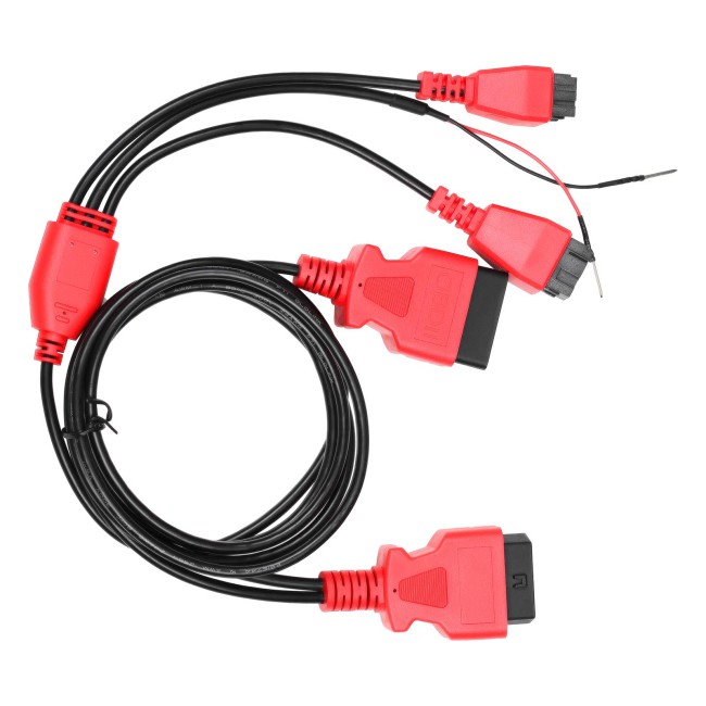 XTOOL FCA 12+8 Cable Adapter For Chrysler/For Fiat/For Jeep Work With PS701 PRO/EZ400PRO/D7/D8/D9/IK618/IP616/X100 MAX/A80pro