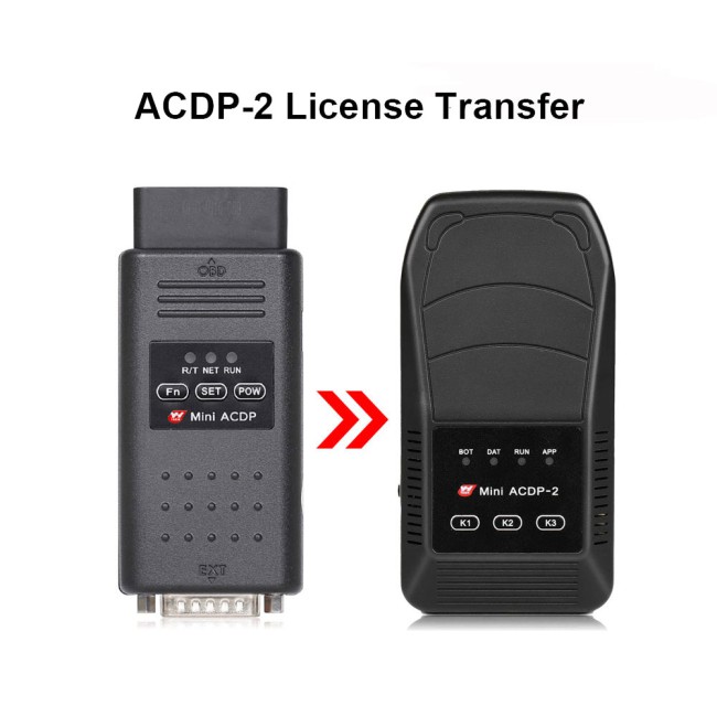 YANHUA ACDP-1 Transfer License to ACDP-2 (Delete ACDP-1, only Keep ACDP - 2)