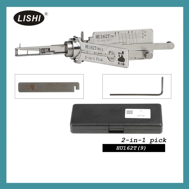 Newest LISHI HU162T (9) 2-in-1 Auto Pick and Decoder for VW
