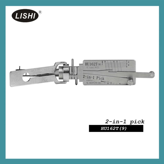 Newest LISHI HU162T (9) 2-in-1 Auto Pick and Decoder for VW