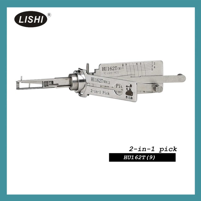 Newest LISHI HU162T (9) 2-in-1 Auto Pick and Decoder for VW