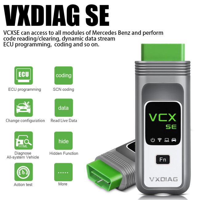 VXDIAG VCX SE DoIP for BMW & BENZ 2 in 1 Hardware Without Software