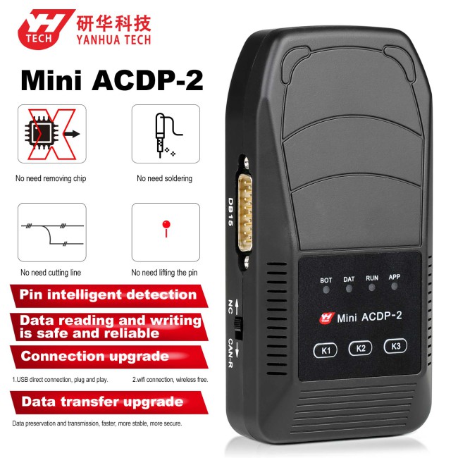 YANHUA ACDP-2 VW/Audi TCU Mileage Package with Module 21/25/30 and License for Gearbox Mileage Correction