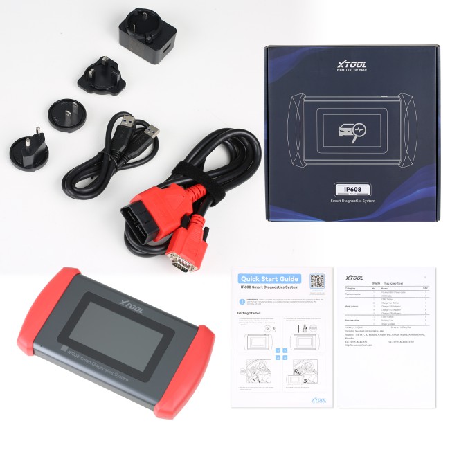 XTOOL Inplus IP608 OBD2 Scanner Full System Diagnostic Tool 30+Services Support CAN FD Lifetime Free Update