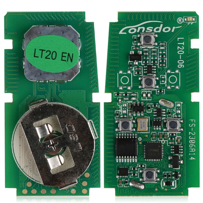 Lonsdor LT20-06 8A+4D Universal Smart Key Board PCB for Toyota Lexus 433 / 315 MHz work for K518/ KH100+ Series