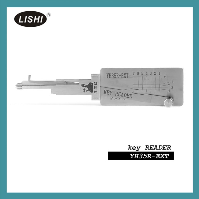 LISHI YH35R Direct Reading Flat Milling Yamaha Motorcycle Direct Reading 2-in-1 Tool