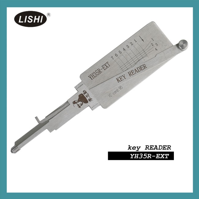 LISHI YH35R Direct Reading Flat Milling Yamaha Motorcycle Direct Reading 2-in-1 Tool