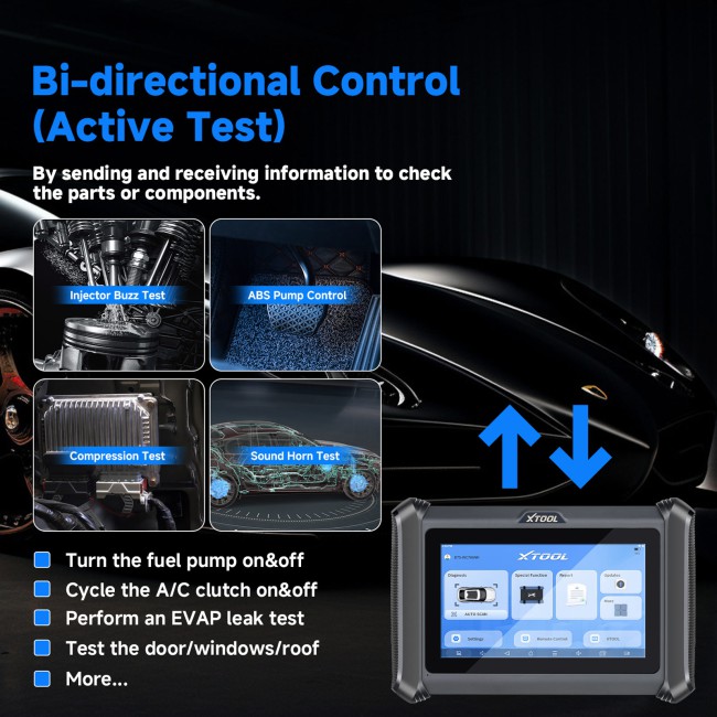 XTOOL D7W Smart WIFI Scanner ECU Coding All Systems Diagnostic Key Programmer Built-in CAN FD & DOIP 38+ Services