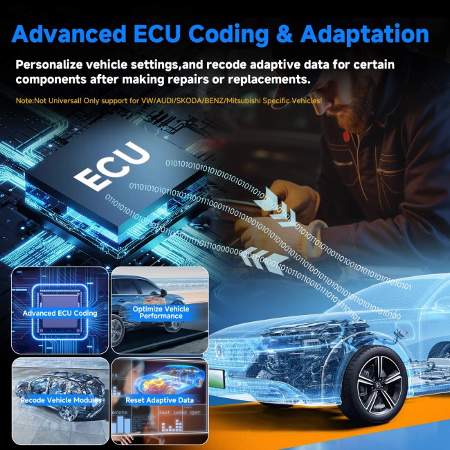 XTOOL D7W Smart WIFI Scanner ECU Coding All Systems Diagnostic Key Programmer Built-in CAN FD & DOIP 38+ Services