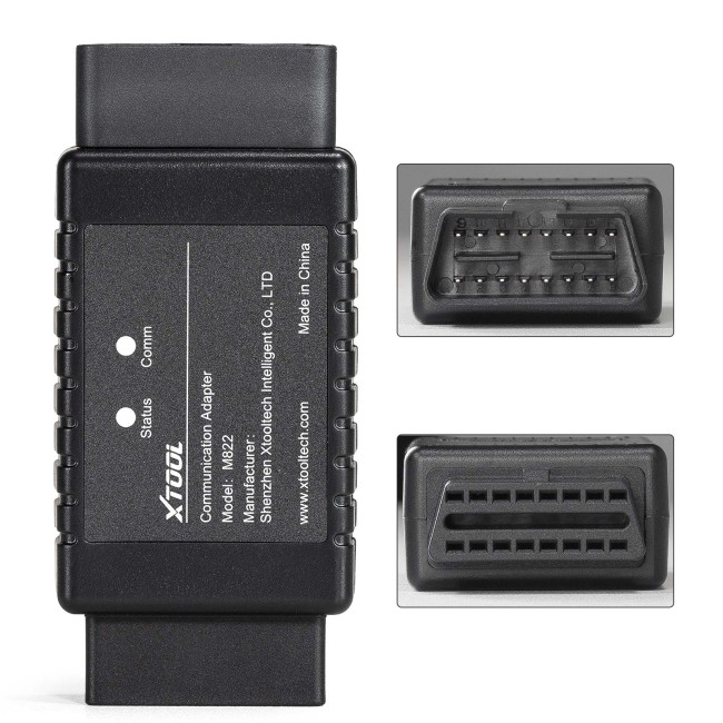 XTOOL M822 Mercedes-Benz All Keys Lost Communication Adapter Save Up to 65% of Calculation Time Work with X100PAD3/X100 MAX/KC501