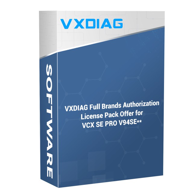 Full License Pack for VXDIAG VCX SE Pro including BMW and Benz