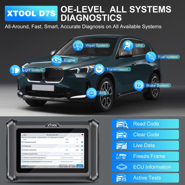 Xtool D7S Professional Scan Tool the Upgrade Version of Xtool D7