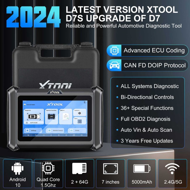 Xtool D7S Professional Scan Tool the Upgrade Version of Xtool D7