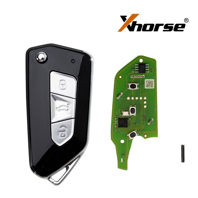 [5Pcs/Lot] XHORSE XKGA82EN Electroplated Matte Buttons universal wired remote
