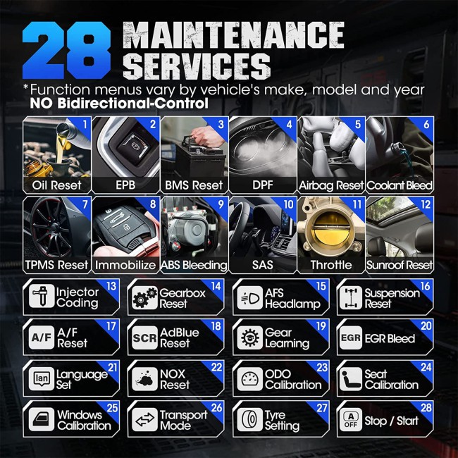 TOPDON Artidiag800 BT Artidiag 800 BT Mid-level Diagnostic Tool All System Diagnostics 28 Maintenance Service AutoVin & AutoScan 2 Years Free Update