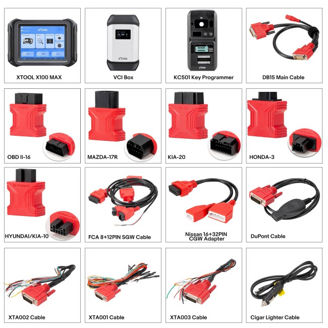 XTOOL X100 MAX Key Programmer with KC501 Support 42+ Reset ECU Programming Topology Mapping CAN FD Update Version of X100 PAD3/IK618
