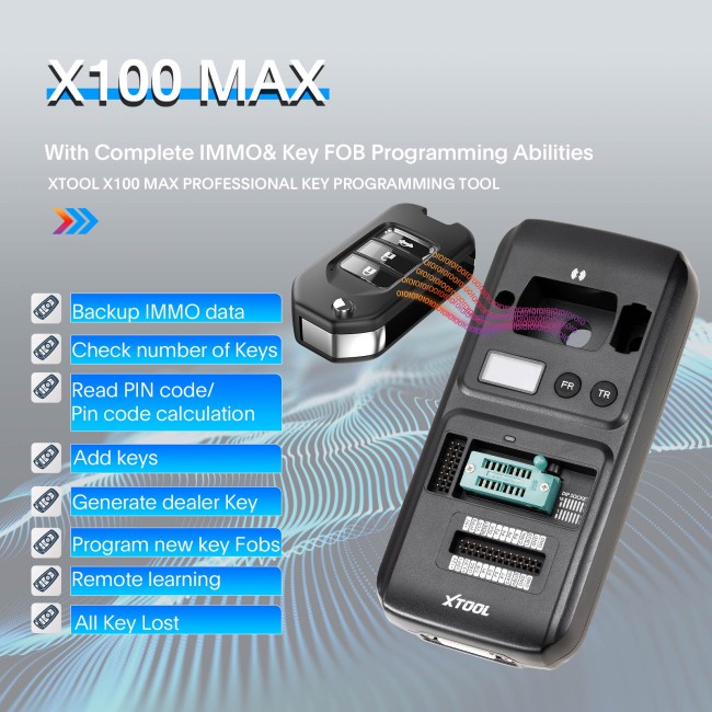 XTOOL X100 MAX Key Programmer with KC501 Support 42+ Reset ECU Programming Topology Mapping CAN FD Update Version of X100 PAD3/IK618