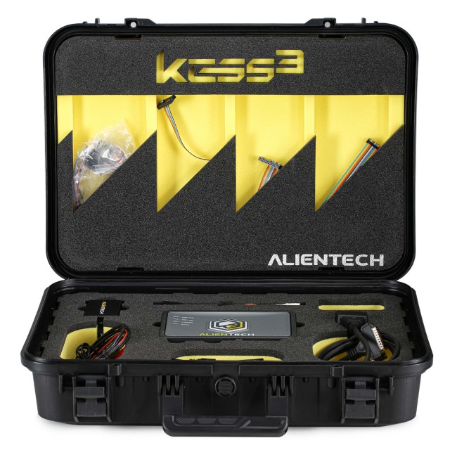 Original Alientech KESS V3 with Slave - Car - LCV OBD Protocols and Slave - Car-LCV BenchBoot Protocols License Actiated