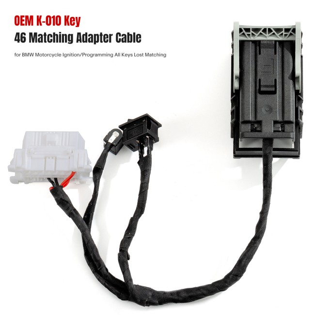OBDEMOTO 900PRO KEY Programmer with for BMW K-010 Key 46 Matching Adapter Cable and K-008 Key 8A/4D Matching Adapter Cable