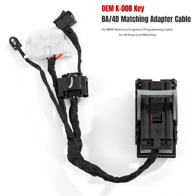 OBDEMOTO 900PRO KEY Programmer with for BMW K-010 Key 46 Matching Adapter Cable and K-008 Key 8A/4D Matching Adapter Cable