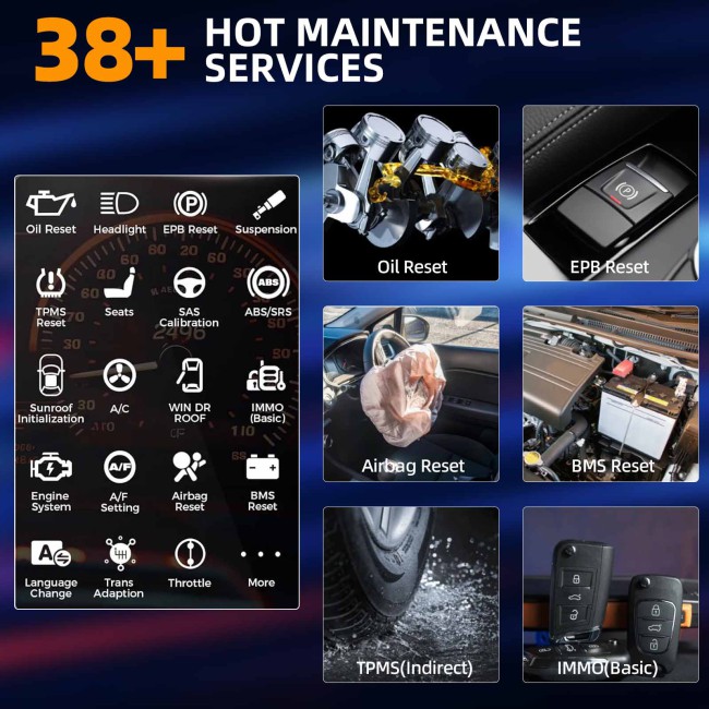 OTOFIX D1 Lite Car Diagnostic scan tool Bidirectional 38+ Services CANFD & DoIP Protocols All System Auto VIN