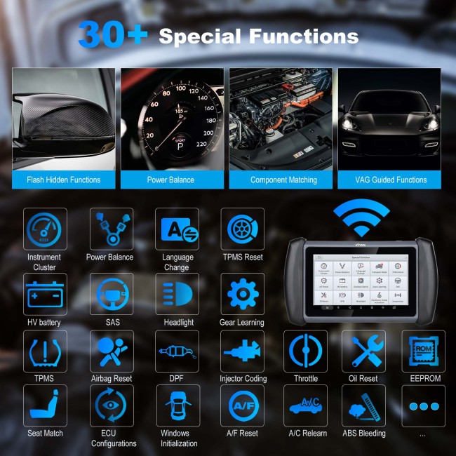 XTOOL InPlus IK618 OE-Level Bi-directional Control All System Diagnostic Tool Powerful Key Programmer 2 years Free Update 3 Years Warranty